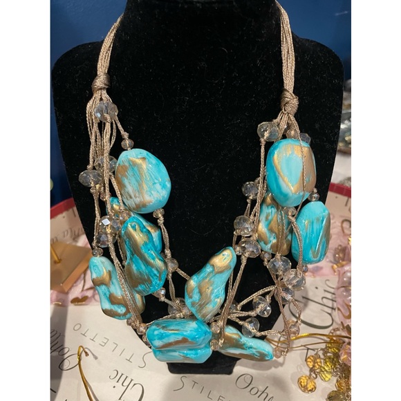 Jewelry - Faux Turquoise Necklace